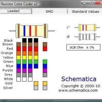 Leaded-Type Resistor Color Coder...for 4 Or 5 Band Resistors
