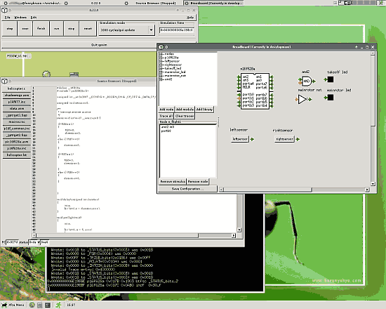 Download Gpsim software simulador completo para microcontroladores PIC gratuito open source