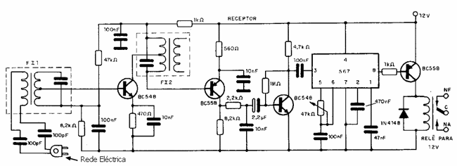 Controlo-Rede-Receptor Controle De Equipamentos Pela Rede Elétrica Sem Fio