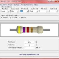 Download Resistor Color Code Calculator Ver 2.4 - Software para calcular valores de resistores de 4 5 e 6 bandas