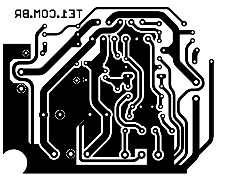 Placa Do Amplificador Com Tda7265 Circuito De Amplificador De Potência Estéreo