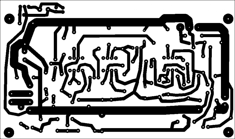 Placa De Circuito Impresso (Pcb) Fonte De Tensão E Corrente Ajustável 0 — 30V — 3A