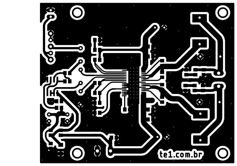Placa De Circuito Impresso Pcb Topo Tpa3116D2 Circuito Amplificador Potência Áudio Classe D