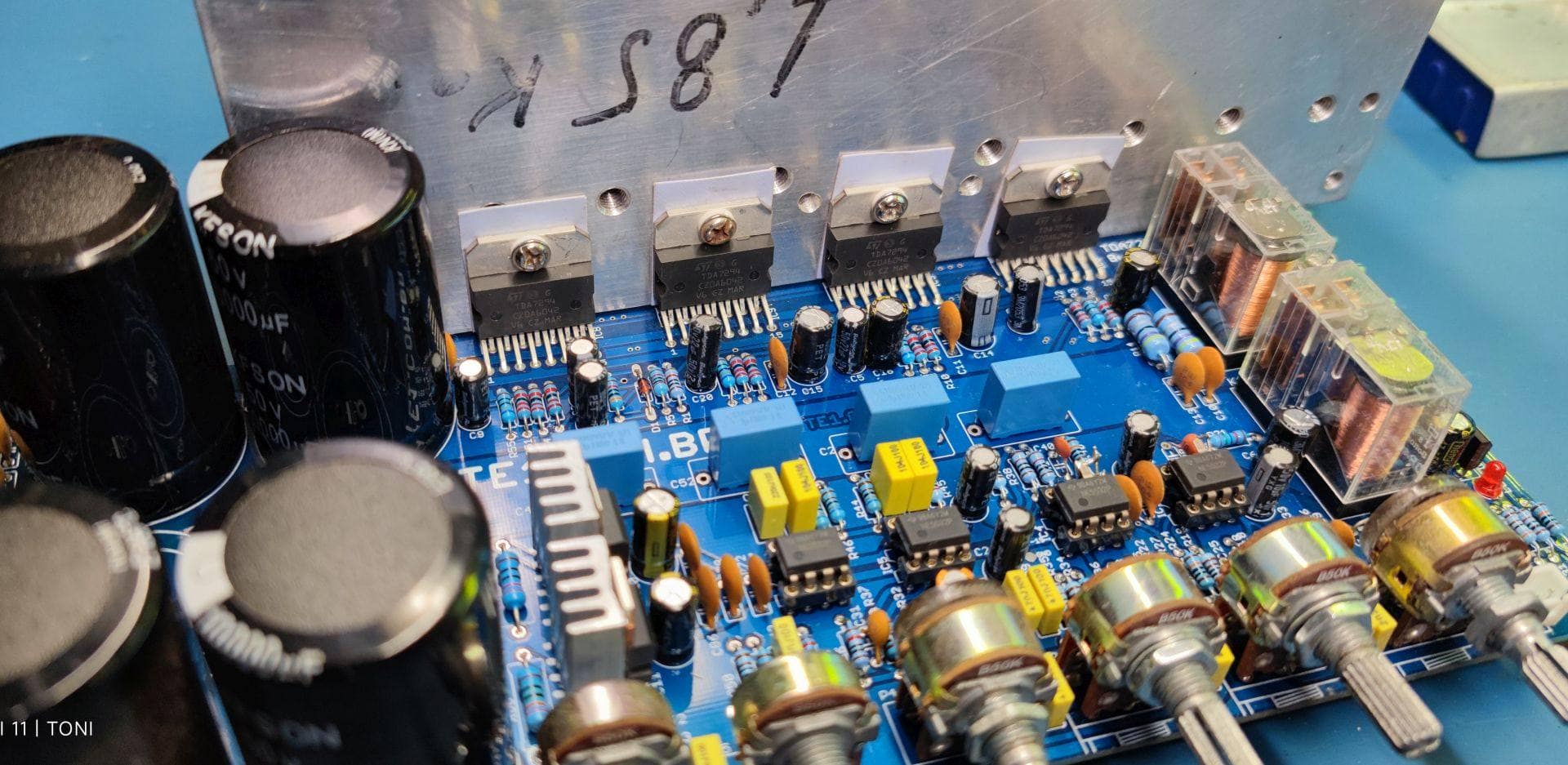 circuito amplificadro potencia tda7296