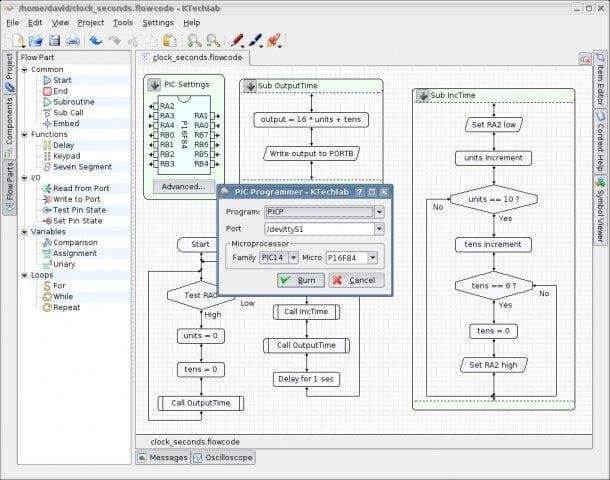 Download KTechLab IDE para Linux Simulador de Circuitos2